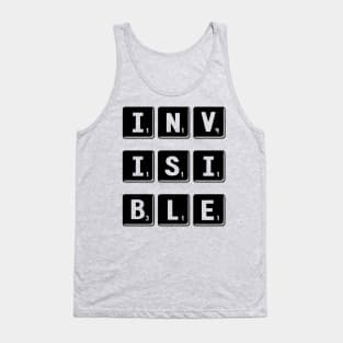 Invisible (Scrabble) Tank Top